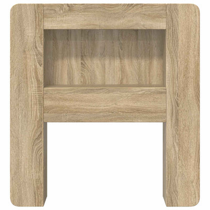 vidaXL Headboard Cabinet with Storage Sonoma Oak Engineered Wood