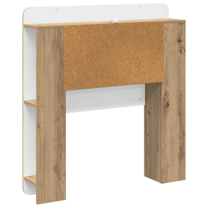 vidaXL Headboard Cabinet Artisan Oak 80 cm Engineered Wood