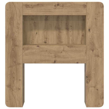 vidaXL Headboard Cabinet Artisan Oak 80 cm Engineered Wood