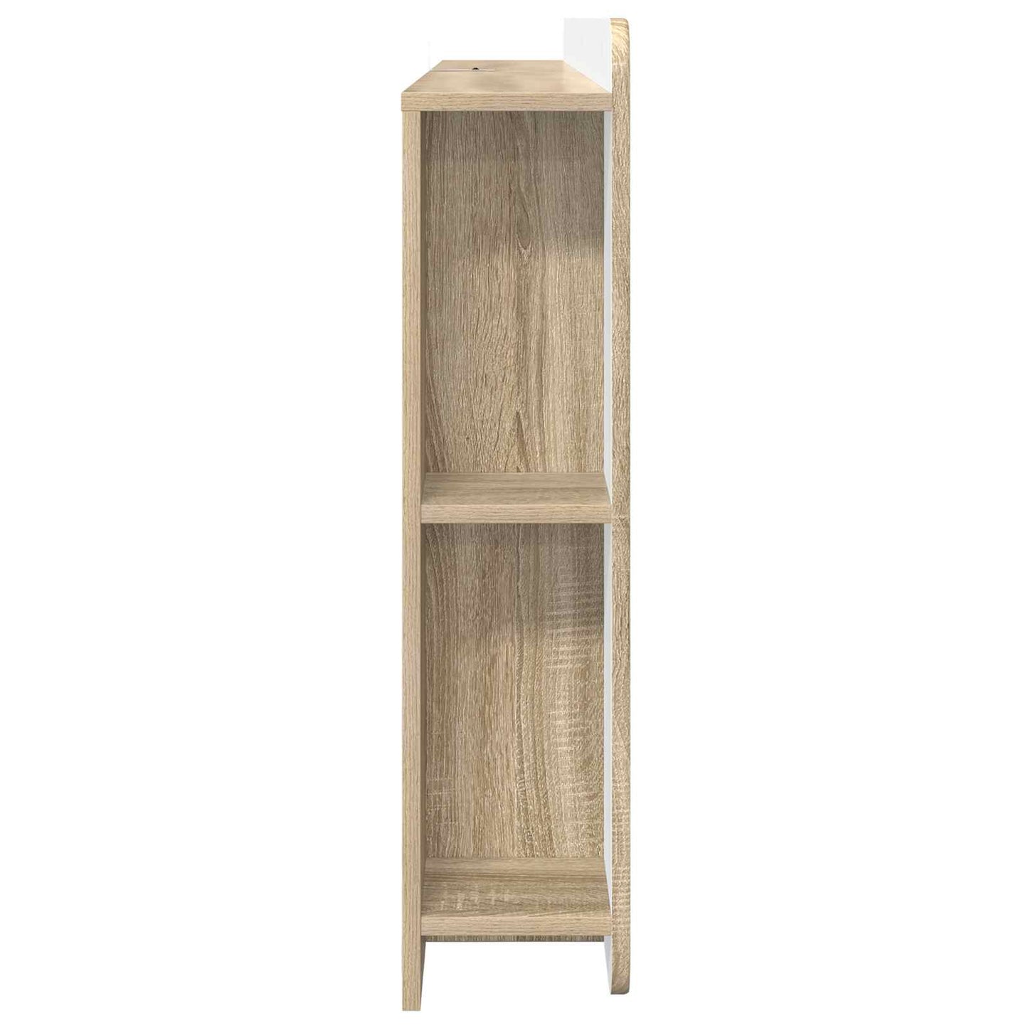 vidaXL Headboard Cabinet with Storage Sonoma Oak Engineered Wood