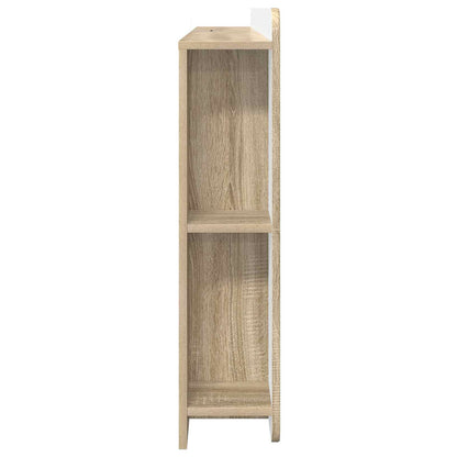 vidaXL Headboard Cabinet with Storage Sonoma Oak Engineered Wood
