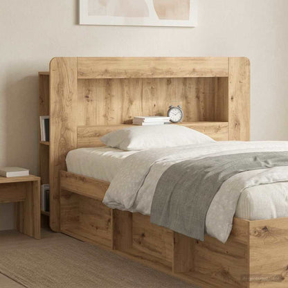 vidaXL Headboard Cabinet Artisan Oak 100 cm Engineered Wood