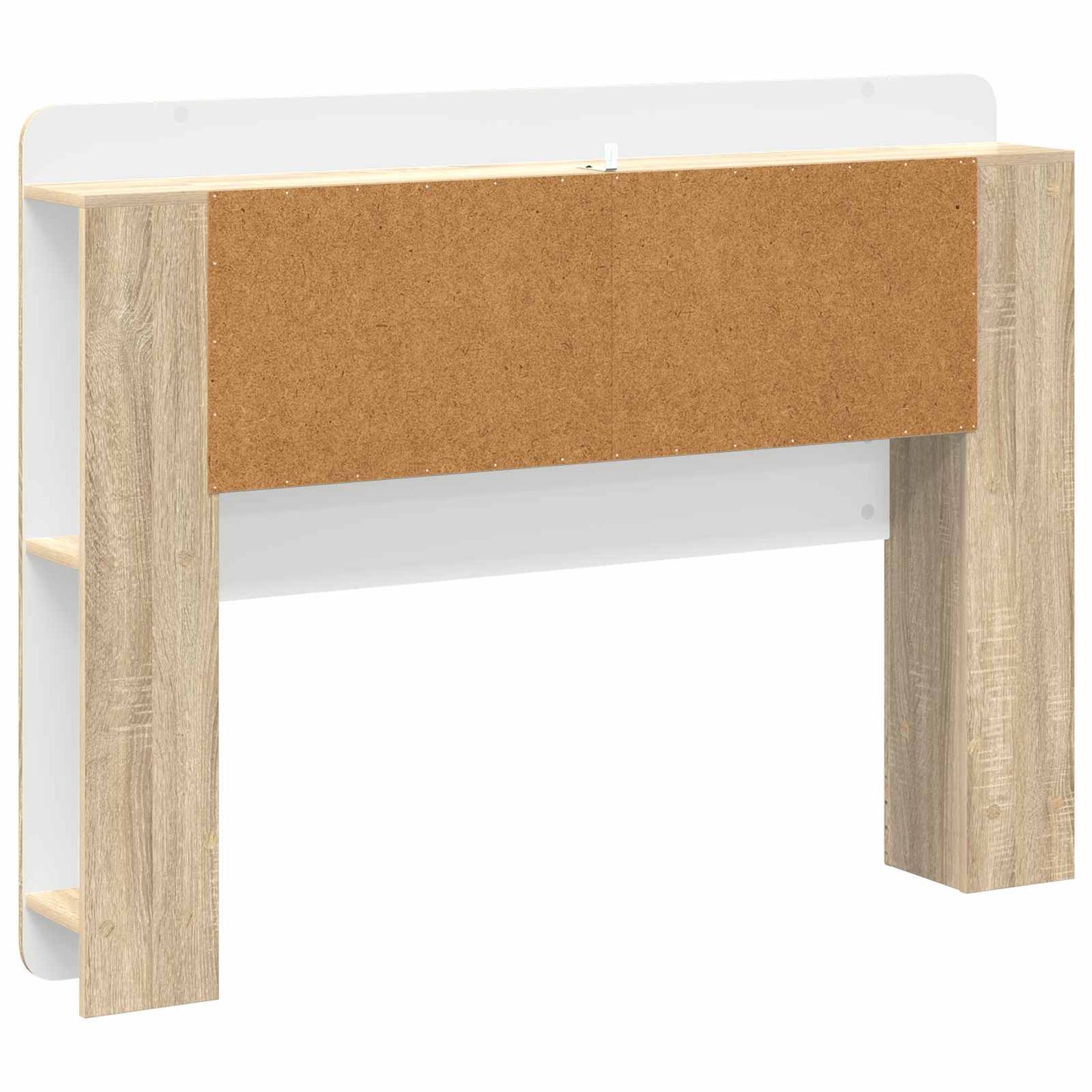 vidaXL Headboard Cabinet with Storage Sonoma Oak Engineered Wood