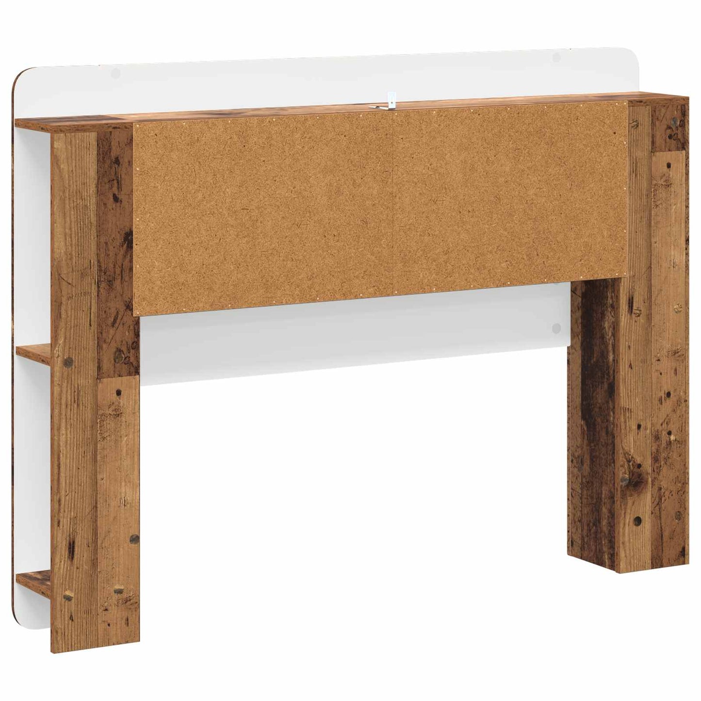 vidaXL Headboard Cabinet with Storage Old Wood Engineered Wood