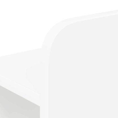 vidaXL Headboard Cabinet with Storage White Engineered Wood