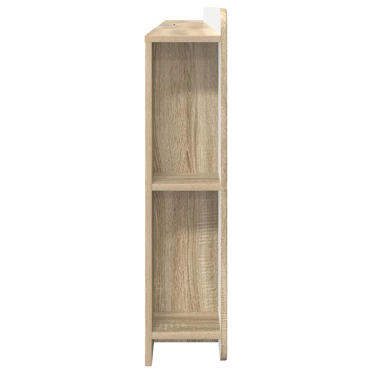 vidaXL Headboard Cabinet with Storage Sonoma Oak Engineered Wood