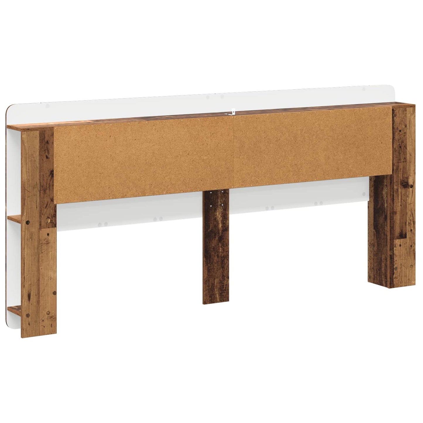 vidaXL Headboard Cabinet with Storage Old Wood Engineered Wood