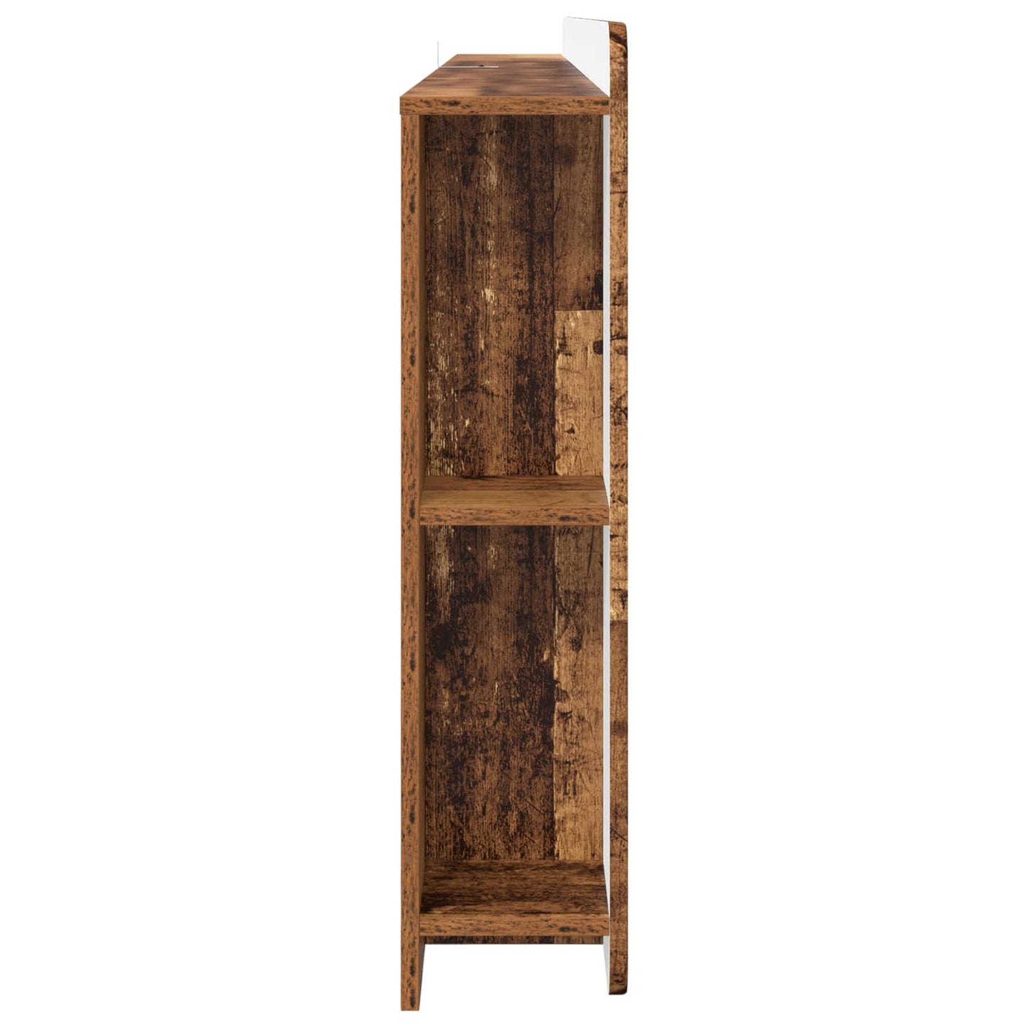 vidaXL Headboard Cabinet with Storage Old Wood Engineered Wood