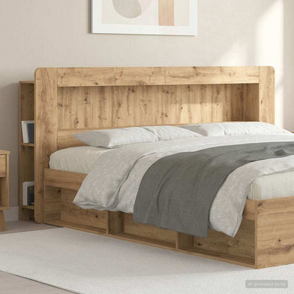 vidaXL Headboard Cabinet Artisan Oak 180 cm Engineered Wood