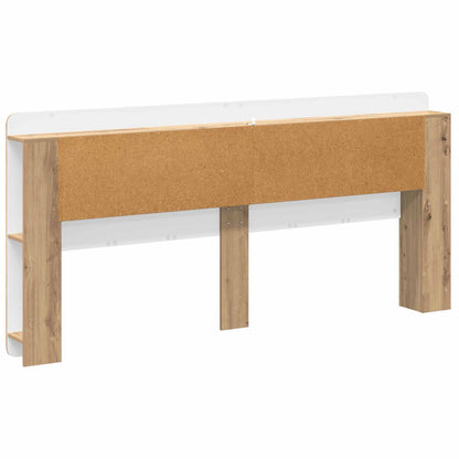 vidaXL Headboard Cabinet Artisan Oak 180 cm Engineered Wood