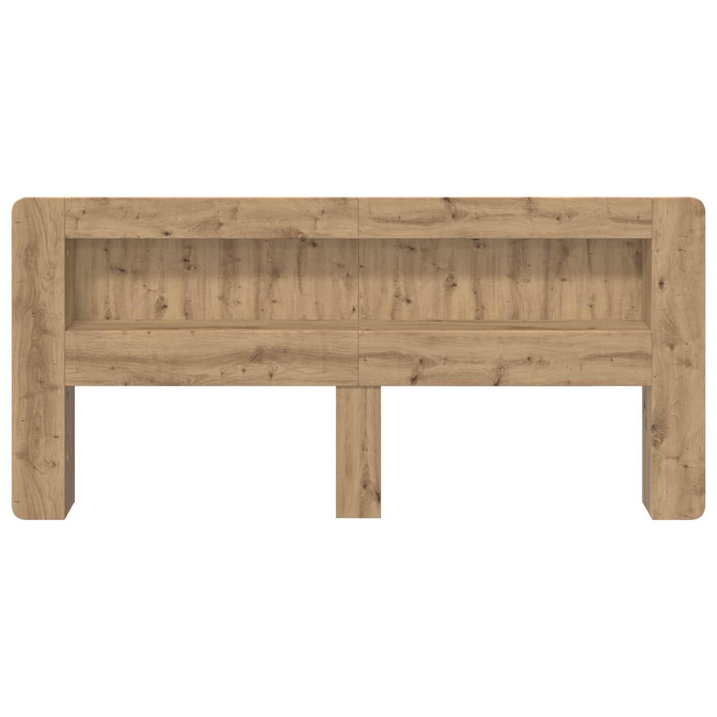 vidaXL Headboard Cabinet Artisan Oak 180 cm Engineered Wood