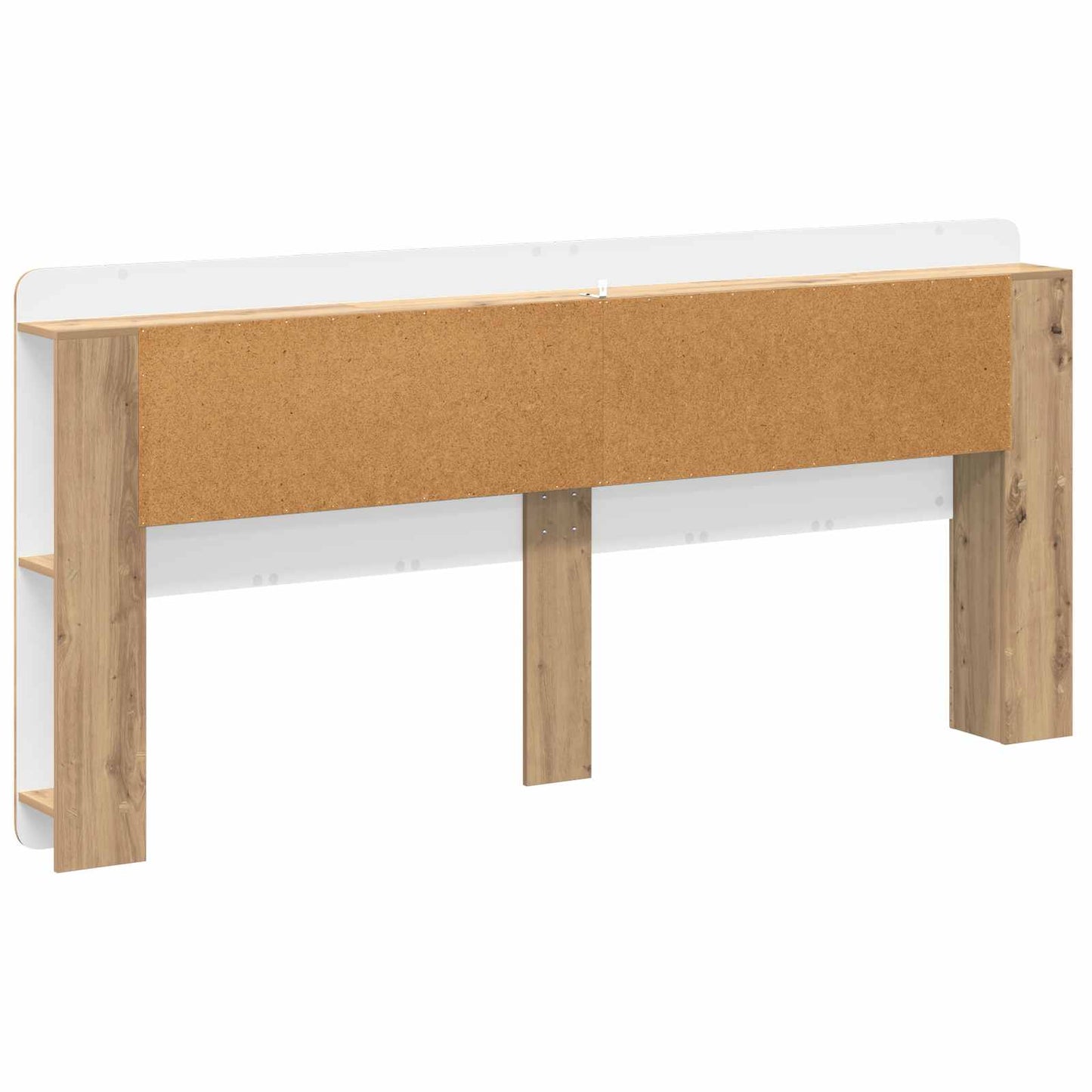 vidaXL Headboard Cabinet Artisan Oak 200 cm Engineered Wood