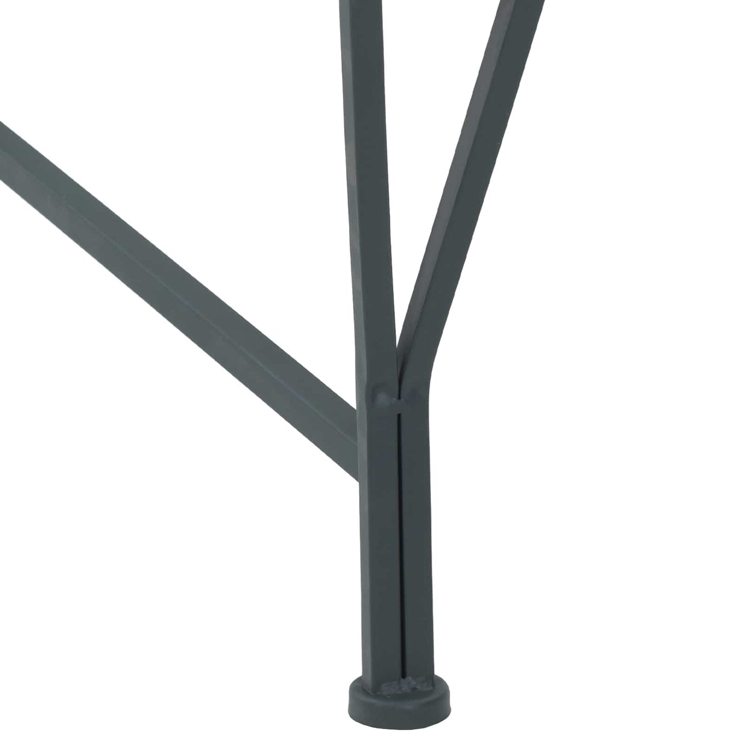 vidaXL Tree Bench 8-Seater Ø 160 x 44 cm Steel Silver Grey Round