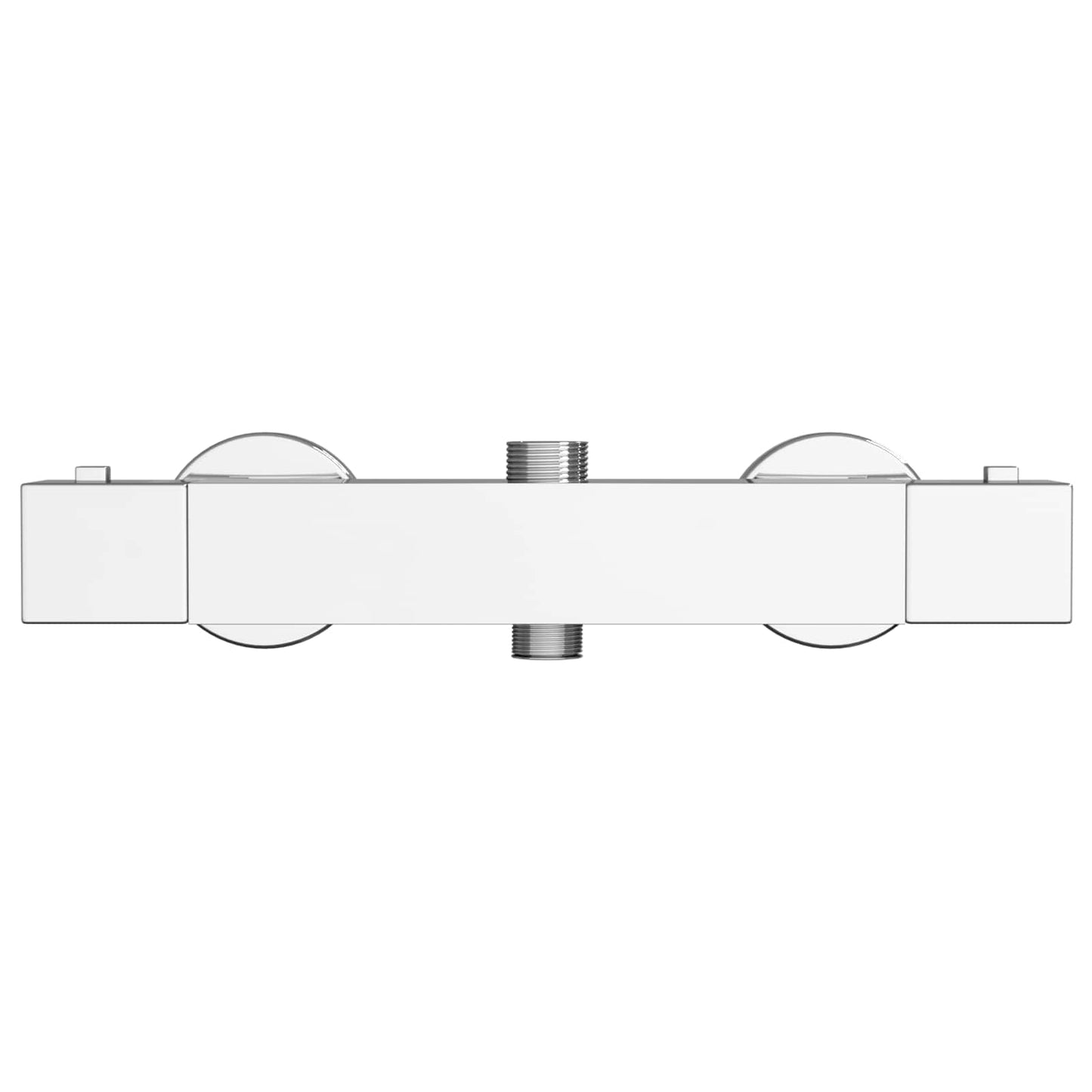 vidaXL Thermostatic Shower Mixer Stainless Steel 201 25.5 x 7 x 6 cm