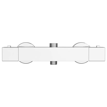 vidaXL Thermostatic Shower Mixer Stainless Steel 201 25.5 x 7 x 6 cm