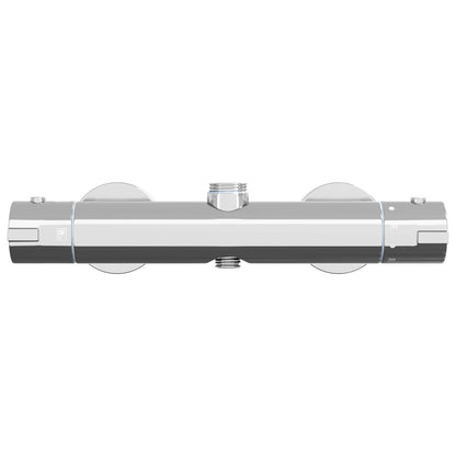 vidaXL Thermostatic Shower Mixer Stainless Steel 201 27 x 8 x 6 cm