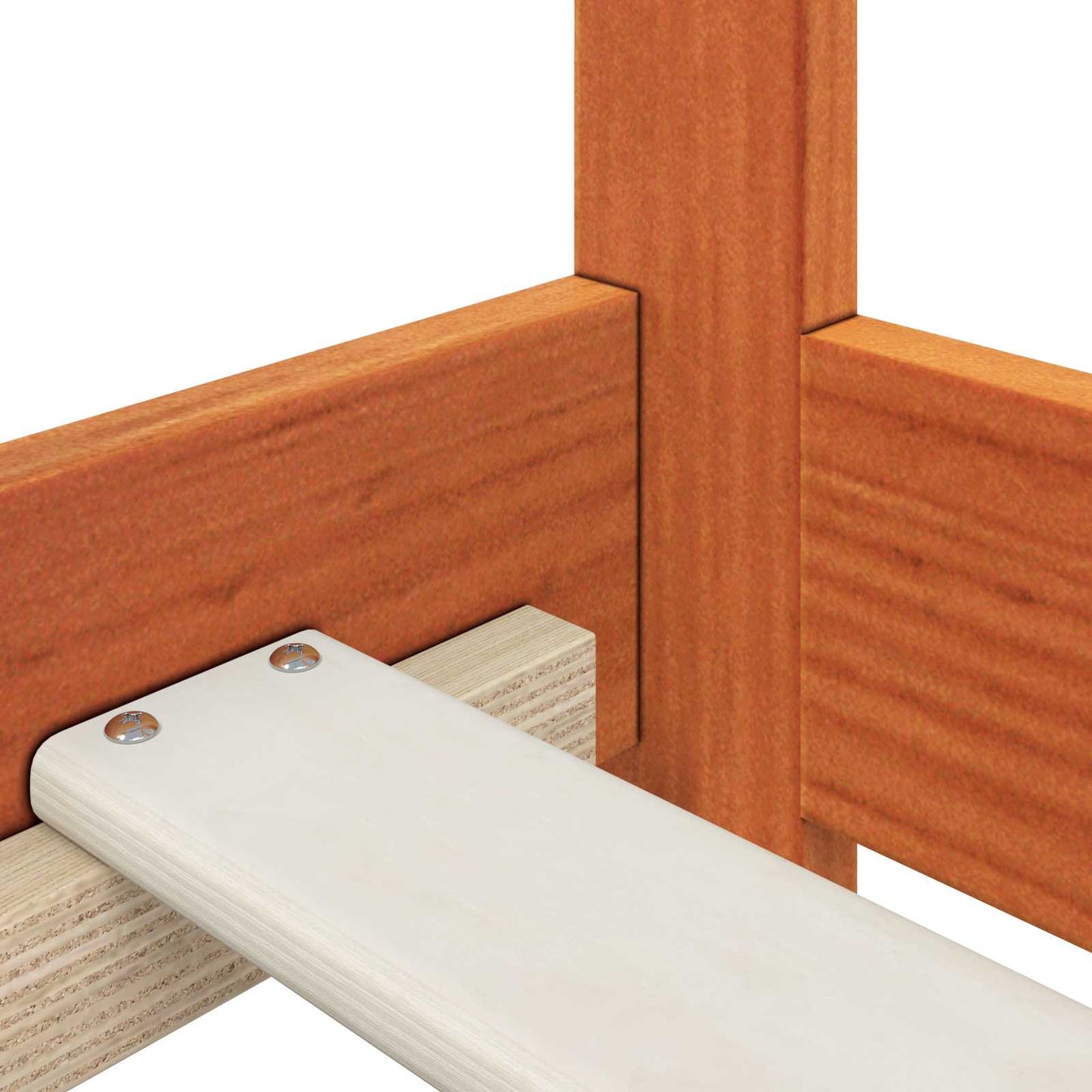 vidaXL Bed Frame with Headboard Wax Brown 90 x 190 cm Solid Pine Wood