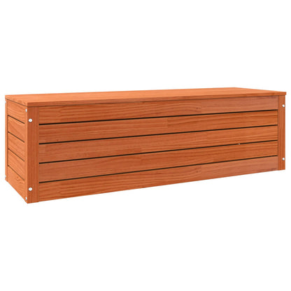 vidaXL Storage Box Wax Brown 109 x 36.5 x 33 cm Solid Pine Wood