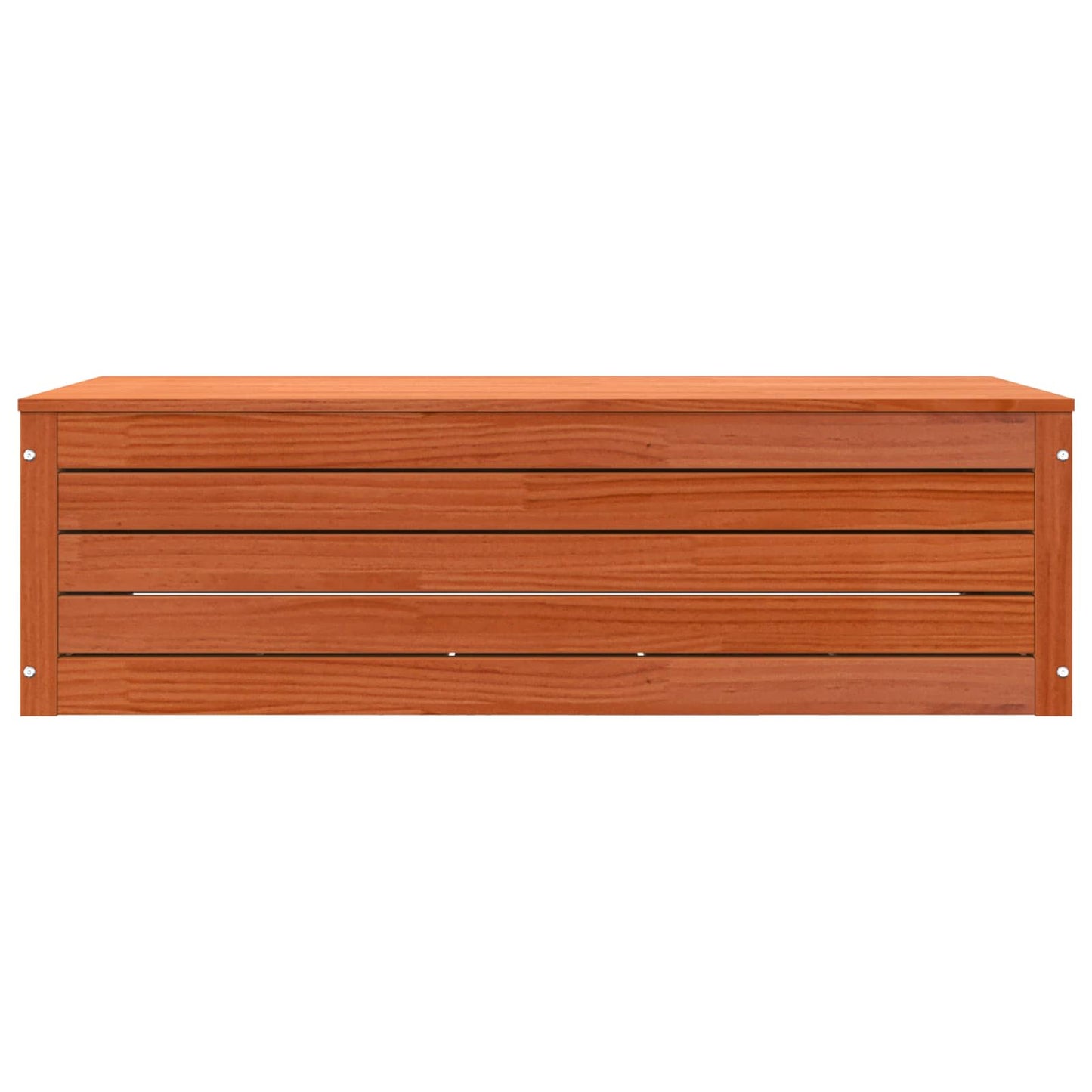 vidaXL Storage Box Wax Brown 109 x 36.5 x 33 cm Solid Pine Wood