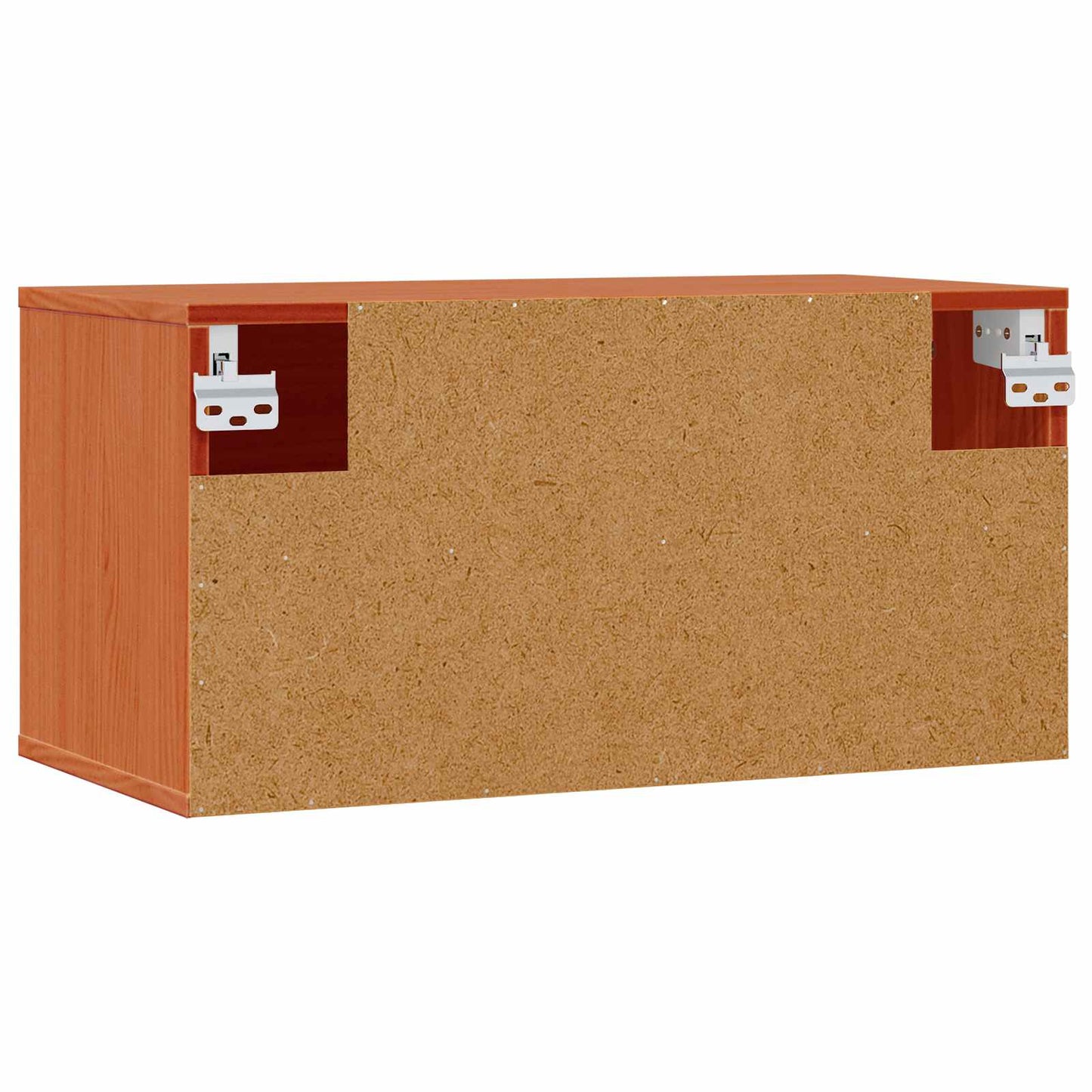 vidaXL Wall Cabinet 2 pcs Wax Brown 60 x 30 x 30 cm Solid Pine Wood