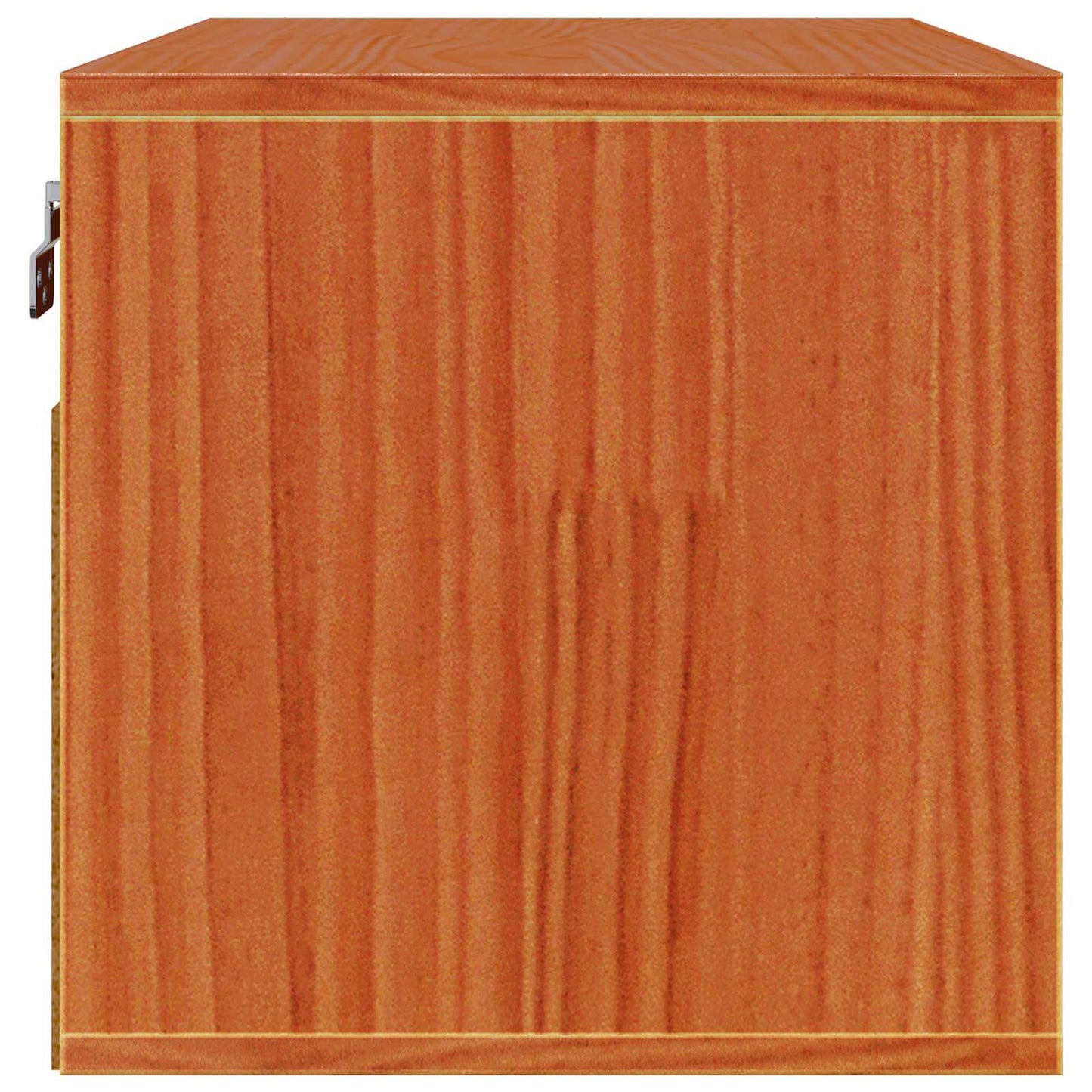 vidaXL Wall Cabinet 2 pcs Wax Brown 60 x 30 x 30 cm Solid Pine Wood