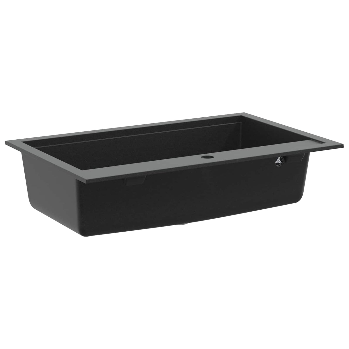 vidaXL Sink Black 795 x 505 mm 80% Guartz and 20% Resin