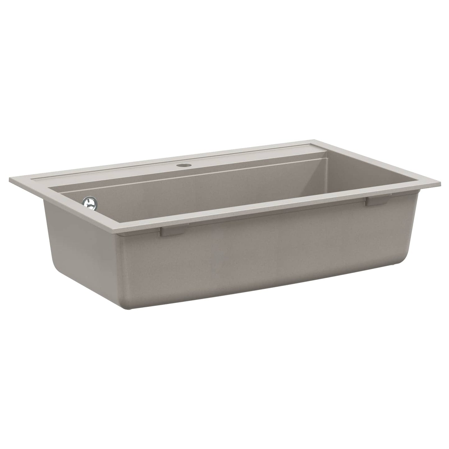 vidaXL Sink Granite 795 x 505 mm Grey