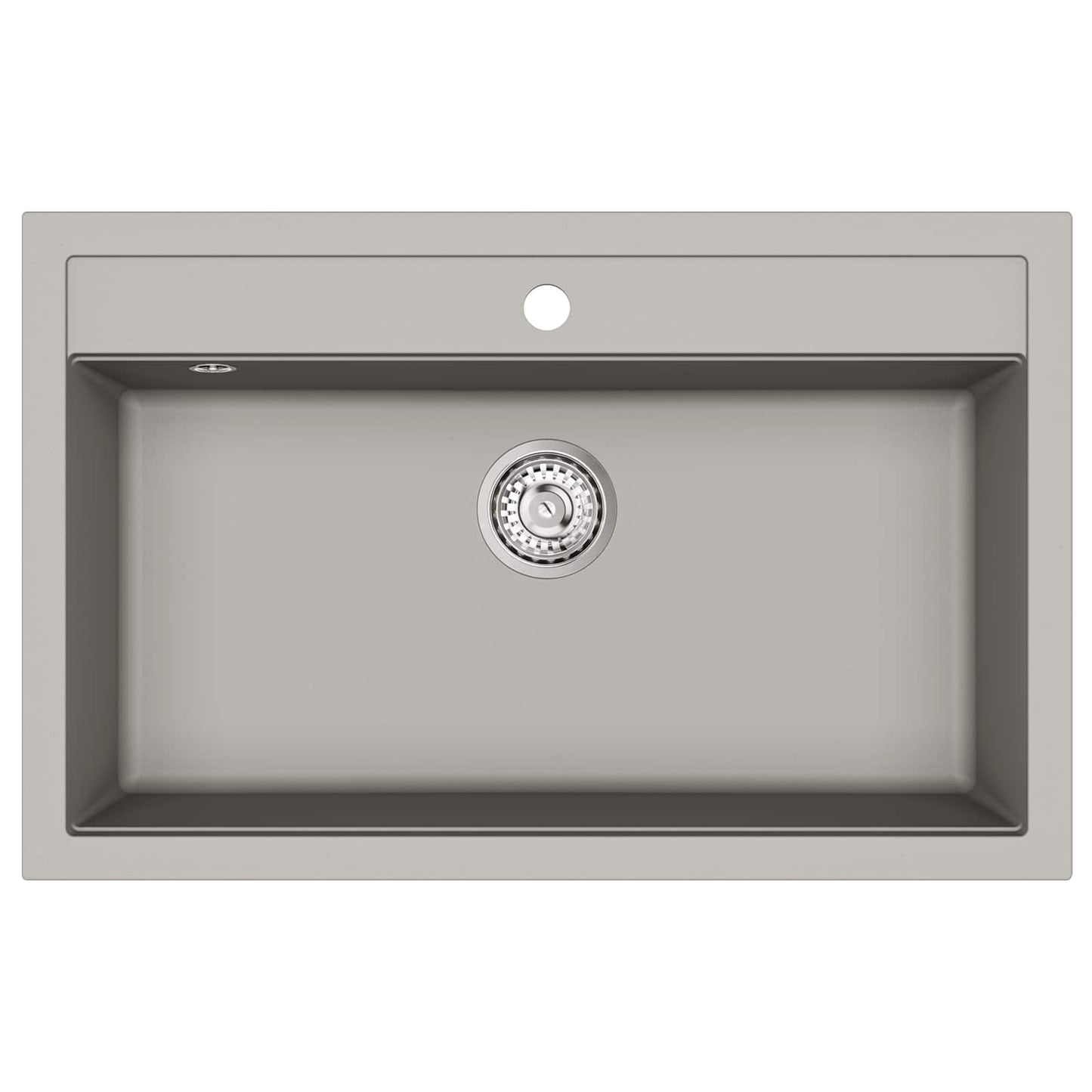 vidaXL Sink Granite 795 x 505 mm Grey
