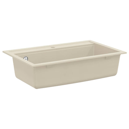 vidaXL Sink Beige 795 x 505 mm Granite