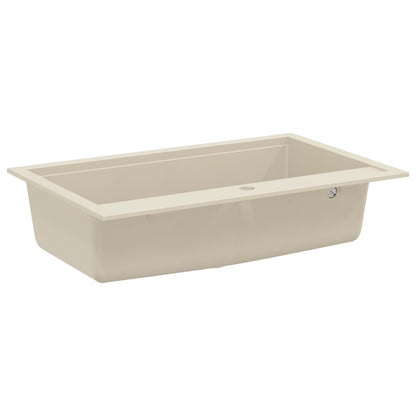 vidaXL Sink Beige 795 x 505 mm Granite
