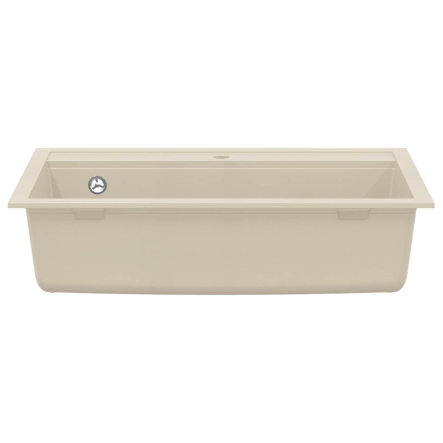 vidaXL Sink Beige 795 x 505 mm 80% Guartz and 20% Resin