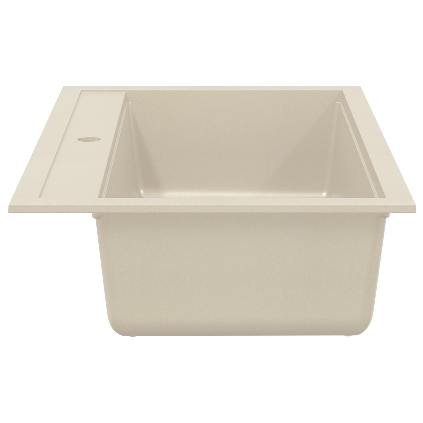 vidaXL Sink Beige 795 x 505 mm 80% Guartz and 20% Resin