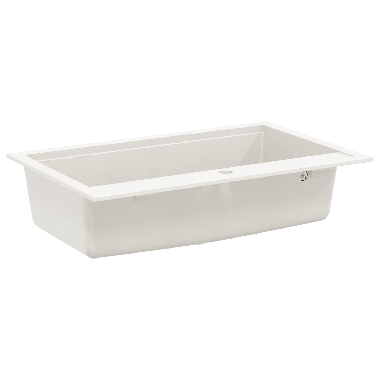 vidaXL Sink White 795 x 505 mm 80% Guartz and 20% Resin