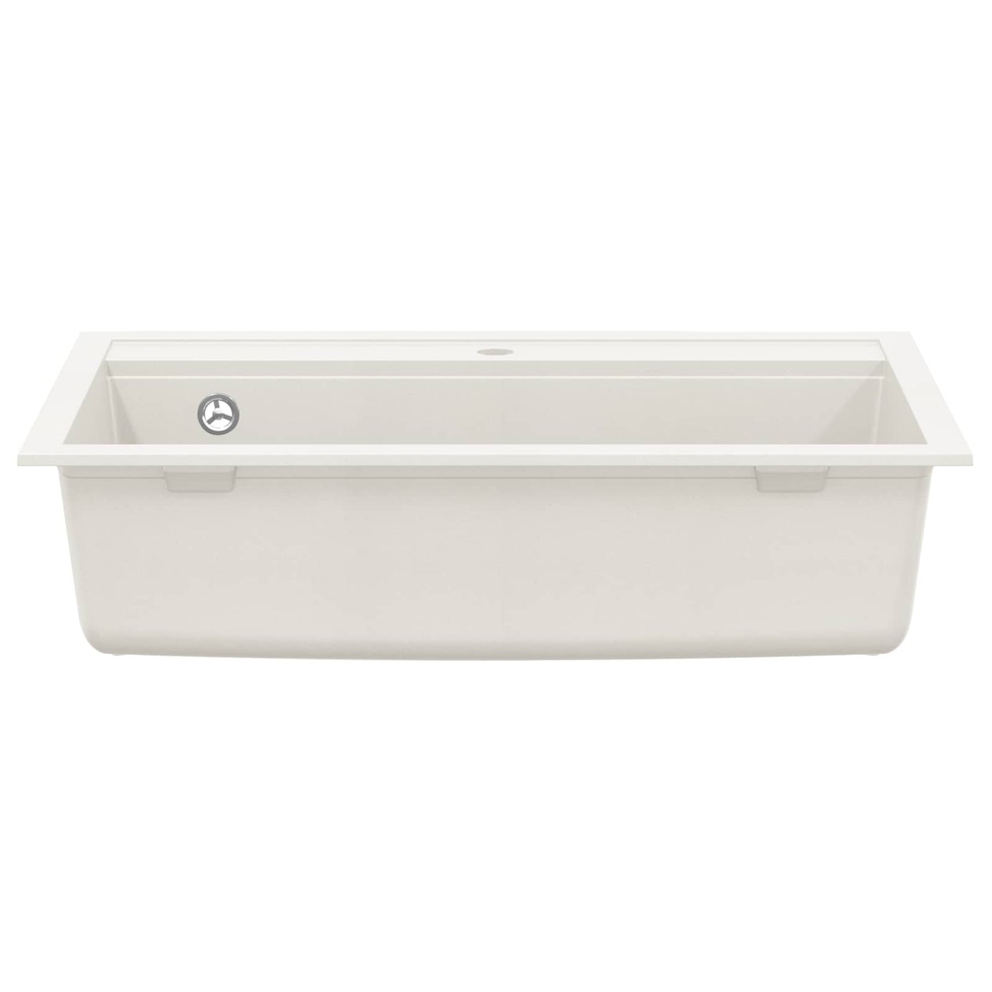 vidaXL Sink White 795 x 505 mm 80% Guartz and 20% Resin