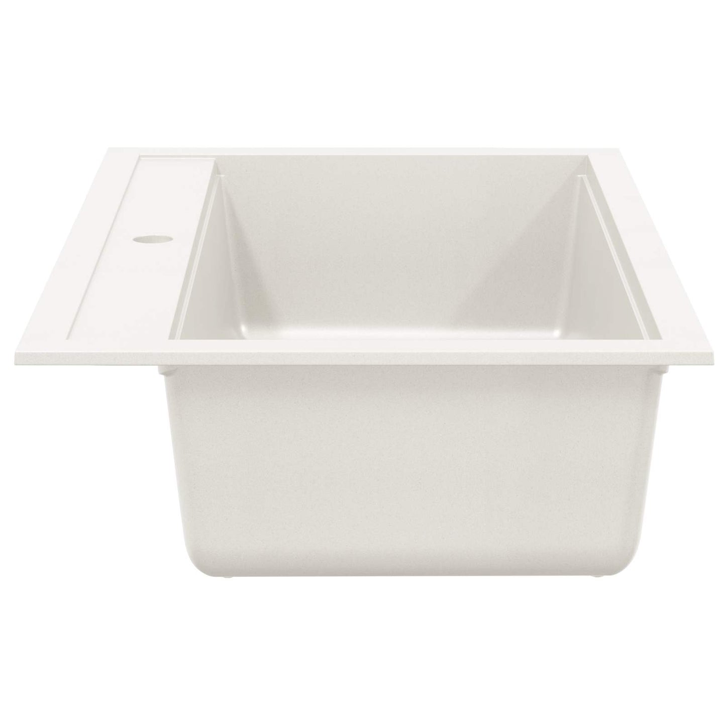 vidaXL Sink White 795 x 505 mm 80% Guartz and 20% Resin