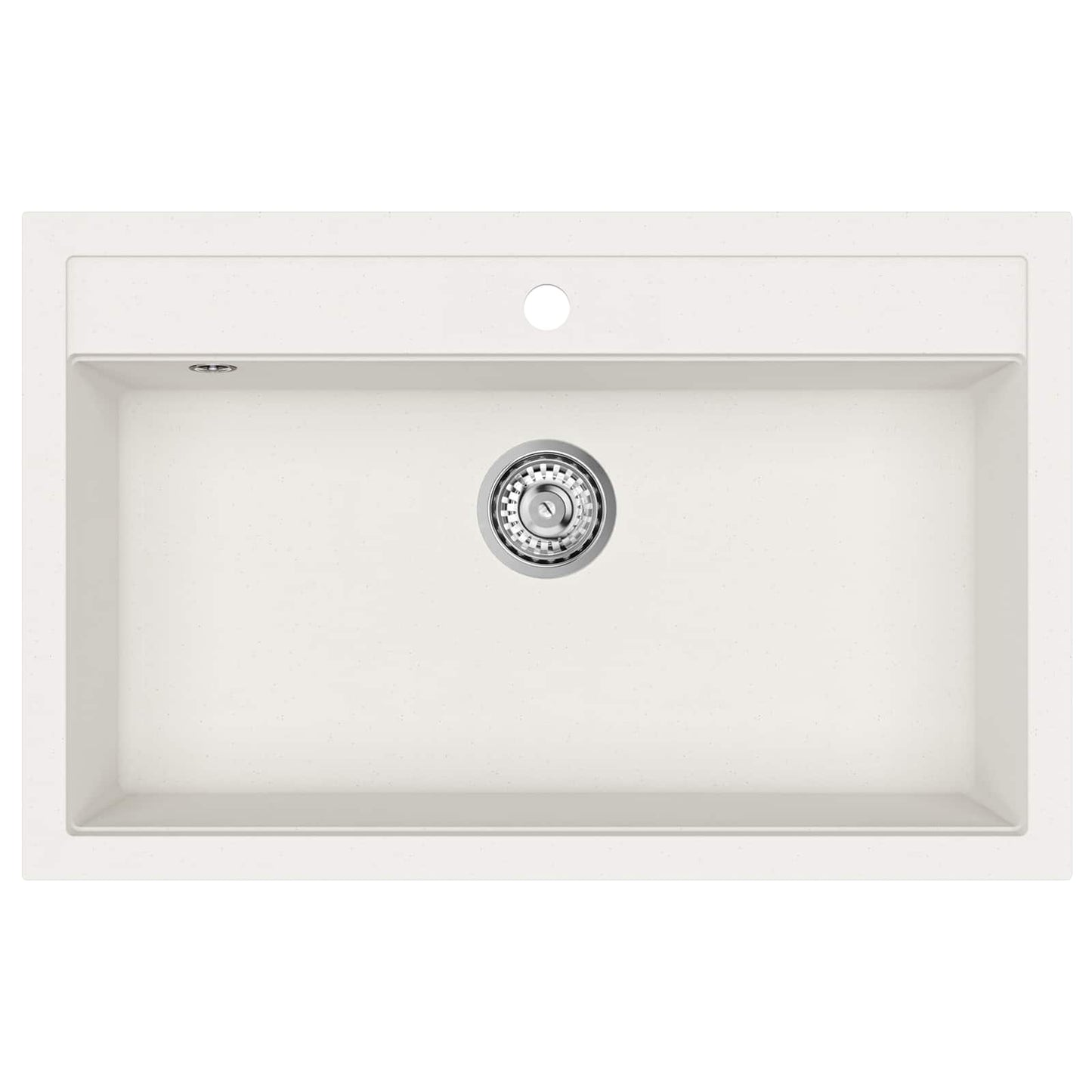 vidaXL Sink White 795 x 505 mm 80% Guartz and 20% Resin