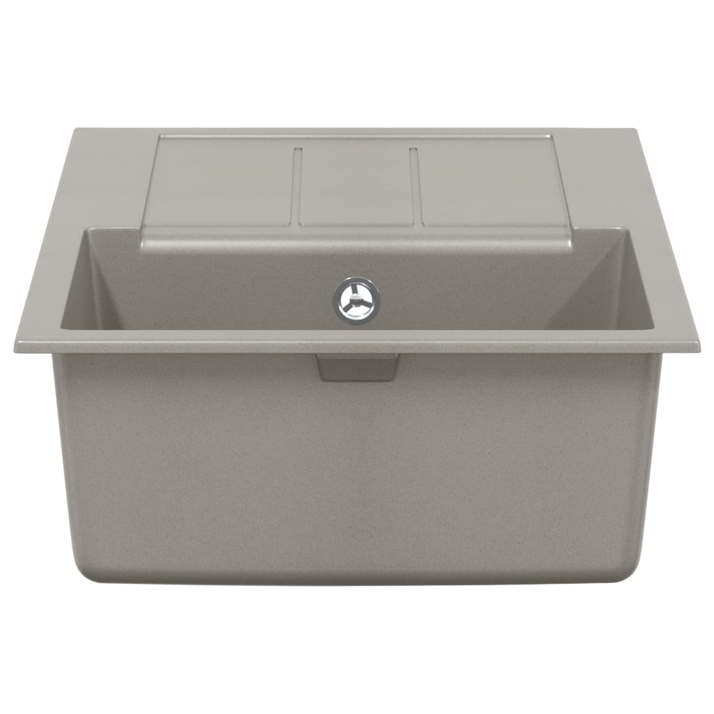 vidaXL Sink Grey 780 x 500 mm 80% Quartz and 20% Resin