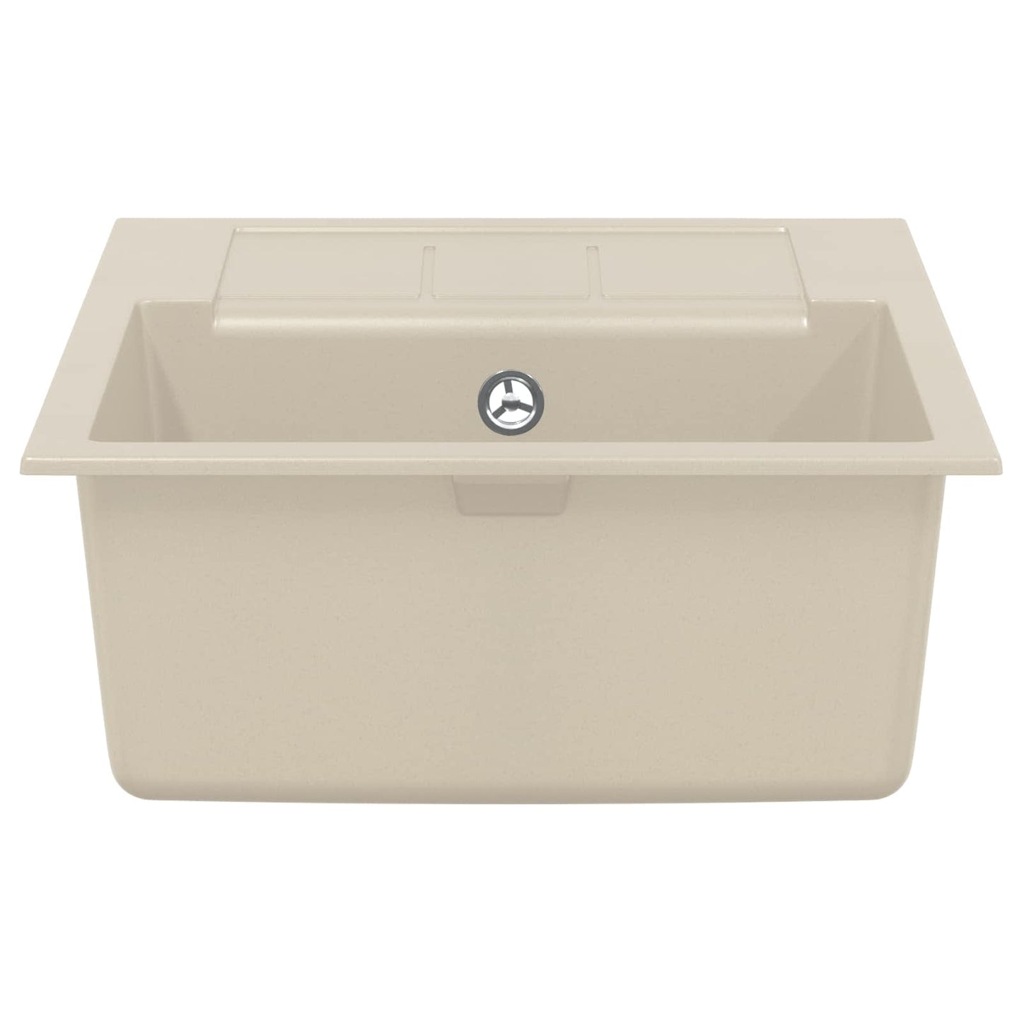 vidaXL Sink Beige 620 x 500 mm 80% Quartz and 20% Resin