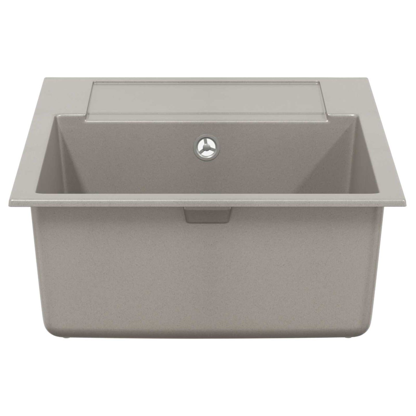 vidaXL Sink Grey 780 x 500 mm 80% Quartz and 20% Resin