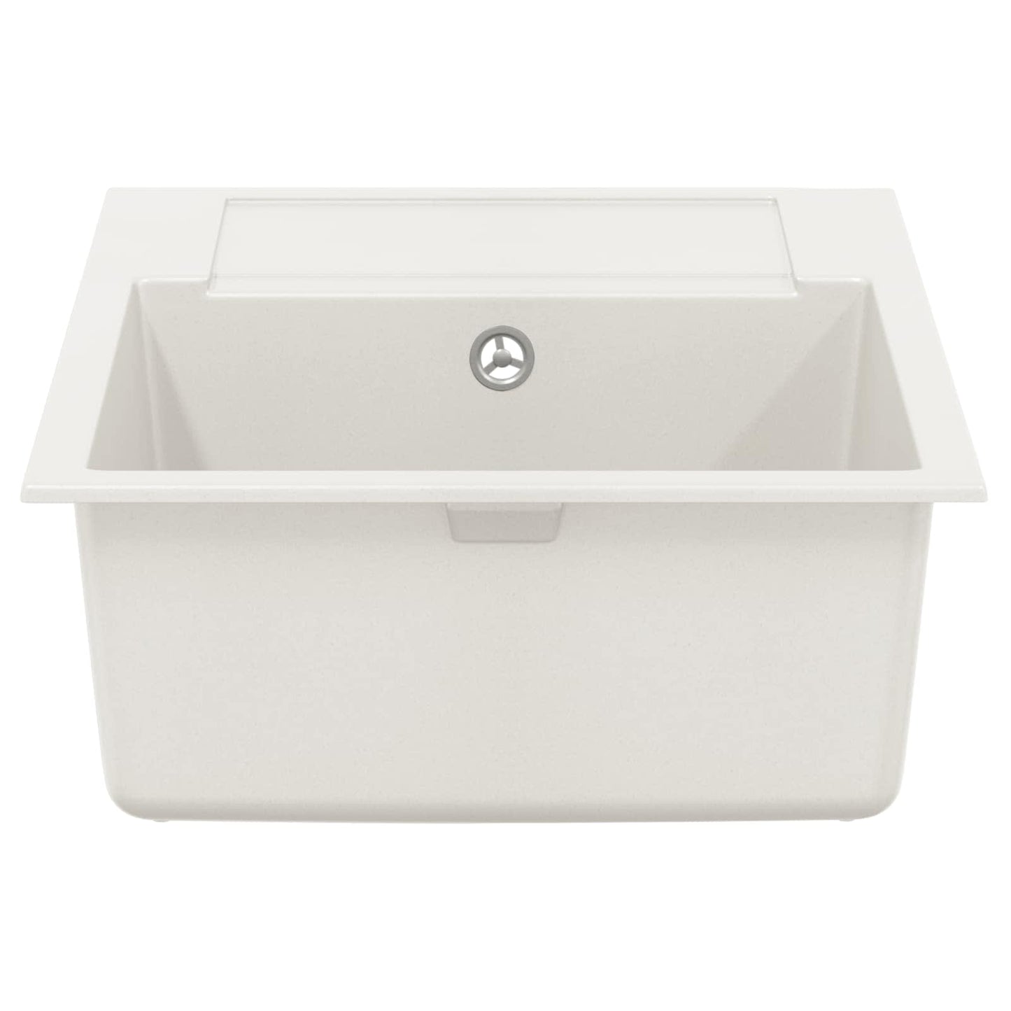 vidaXL Sink White 780 x 500 mm 80% Quartz and 20% Resin