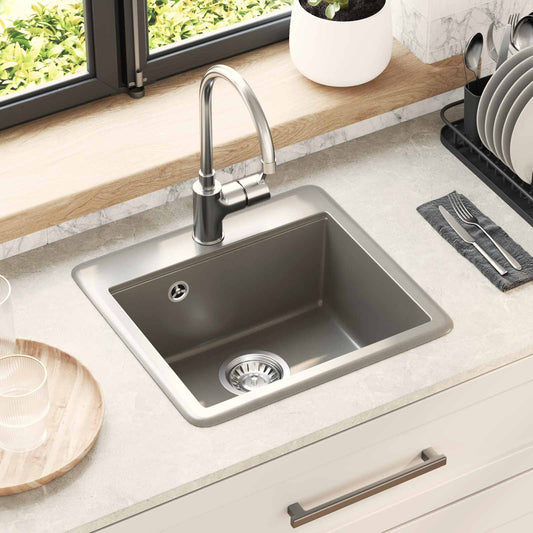 vidaXL Sink Grey 470 x 440 mm Granite