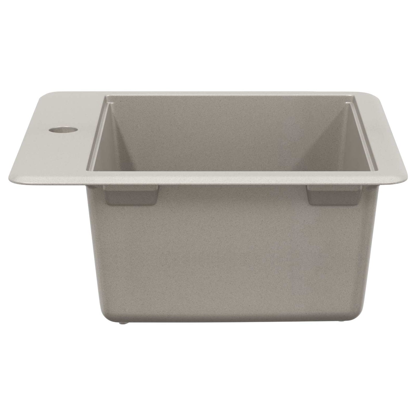 vidaXL Sink 80% Quartz and 20% Resin 470 x 440 mm Grey