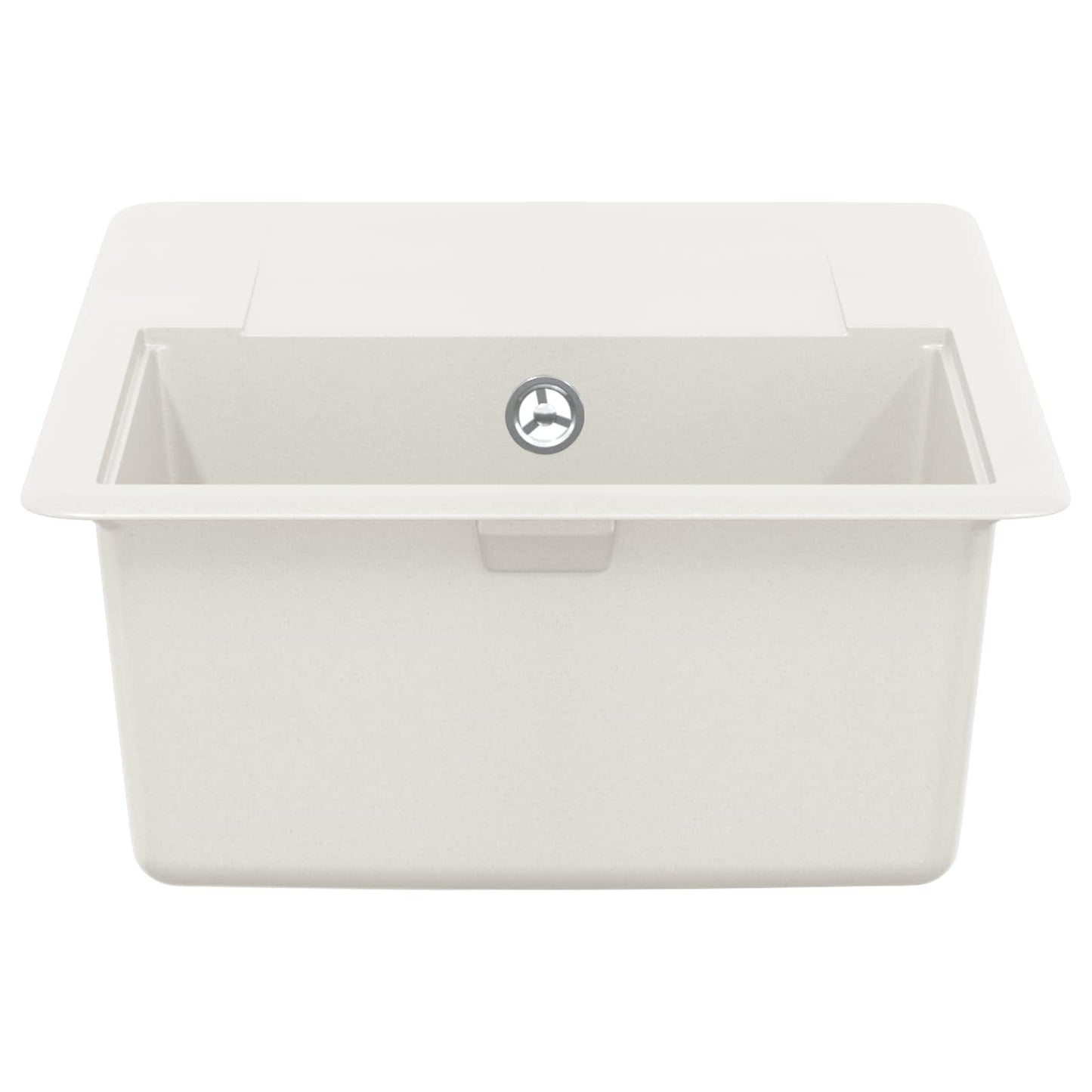vidaXL Sink 80% Quartz and 20% Resin 670 x 460 mm White