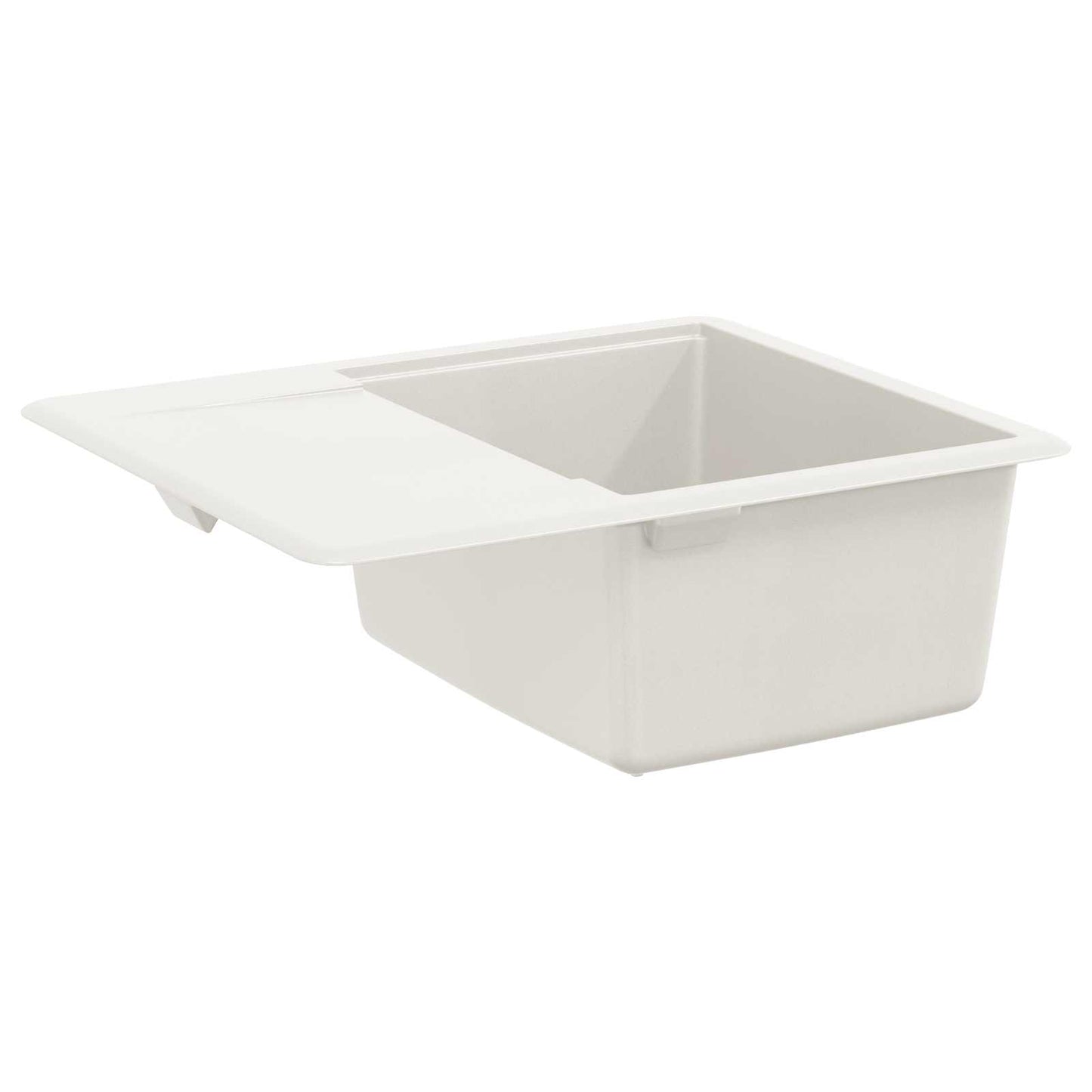 vidaXL Sink 80% Quartz and 20% Resin 560 x 460 mm White