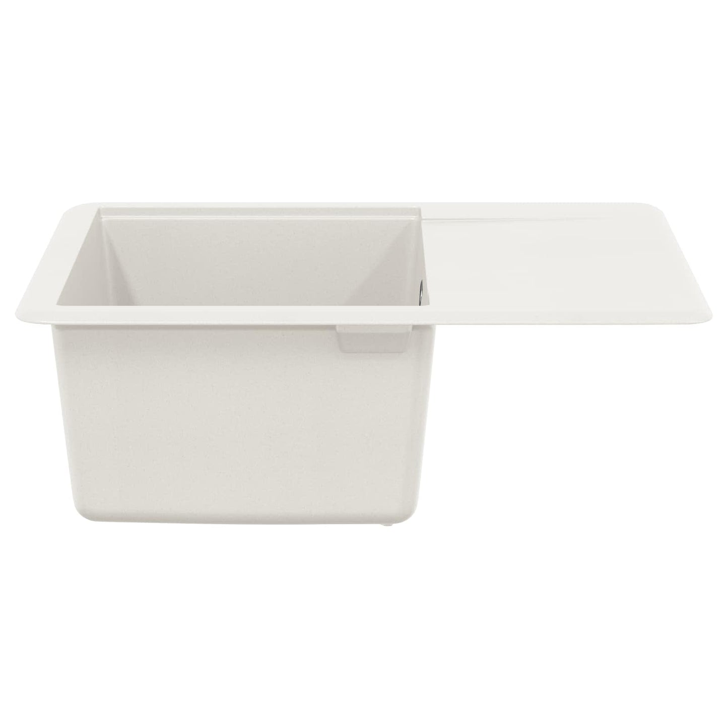 vidaXL Sink 80% Quartz and 20% Resin 560 x 460 mm White