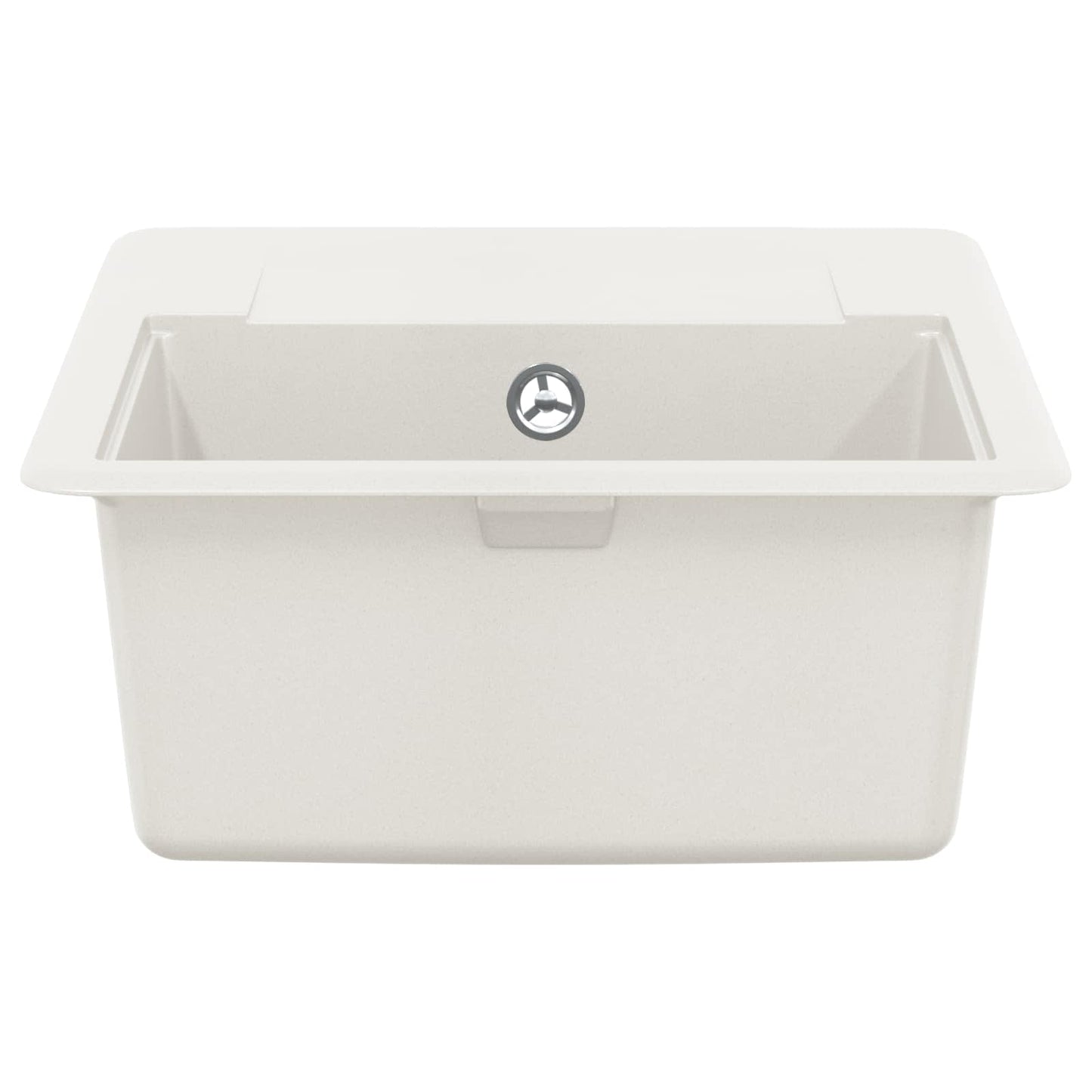 vidaXL Sink 80% Quartz and 20% Resin 560 x 460 mm White