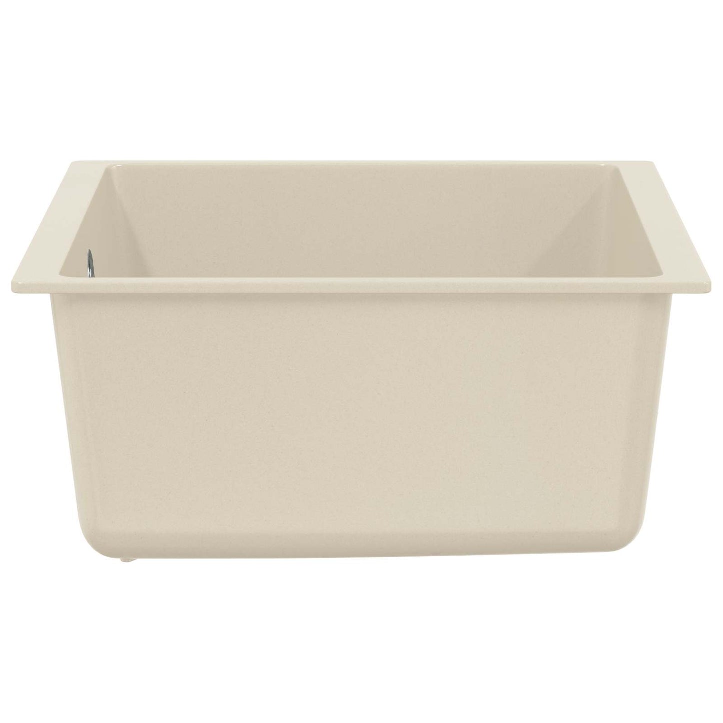 vidaXL Sink 80% Quartz and 20% Resin 430 x 460 mm Beige