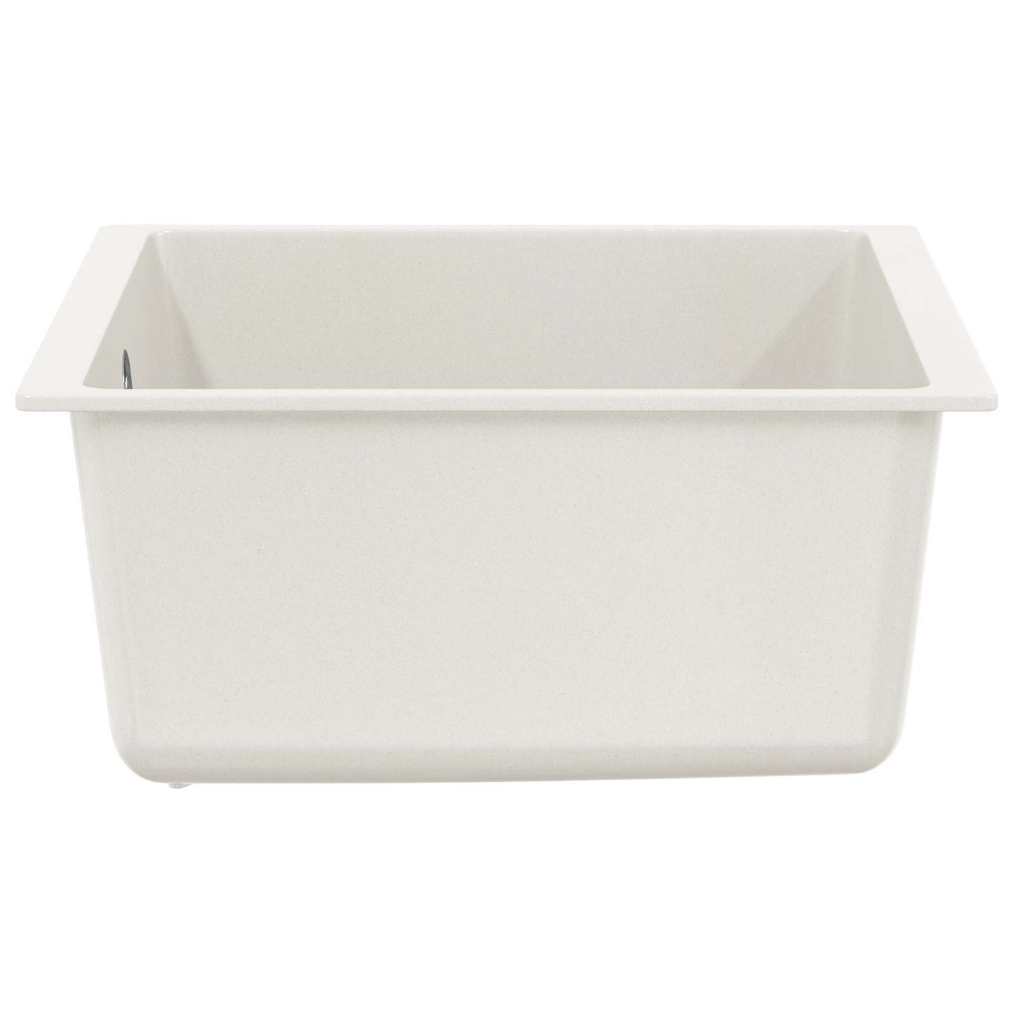 vidaXL Sink White 430 x 460 mm 80% Quartz and 20% Resin