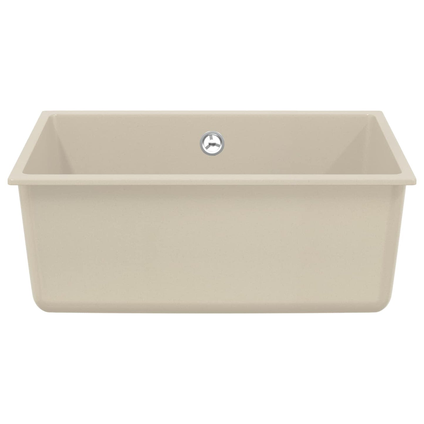 vidaXL Sink Beige 530 x 460 mm 80% Quartz and 20% Resin