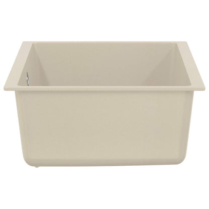 vidaXL Sink Beige 530 x 460 mm 80% Quartz and 20% Resin